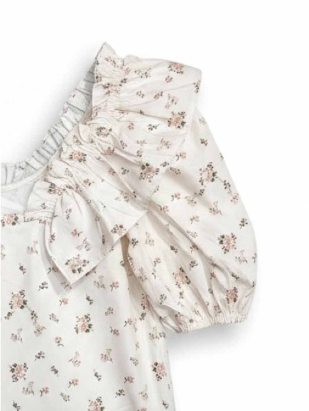 Tuckernuck Hyacinth House Charlotte Ruffle Neck Blouse Size Small - Picture 9 of 12